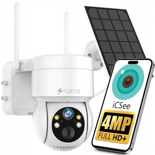 KAMERA SOLARNA ZEWNĘTRZNA OBROTOWA IP WIFI 4MPX FULL HD+ DO MONITORINGU na Arena.pl