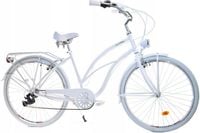 Rower Dallas Cruiser 28" 7spd Lady Alu - bialy