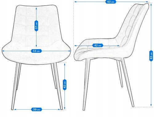 KRZESŁO TAPICEROWANE do salonu WELUROWE pikowane MISTY beżowe JUMIhome na Arena.pl