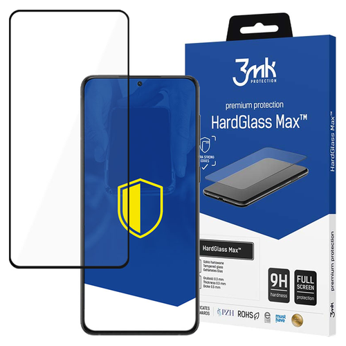 samsung galaxy s22+ 5g - 3mk hardglass max black na Arena.pl