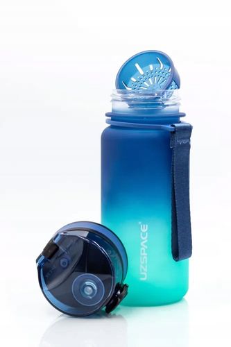 BUTELKA BIDON NA WODĘ DLA DZIECI 350ml Tritan niebiesko-turkusowy na Arena.pl