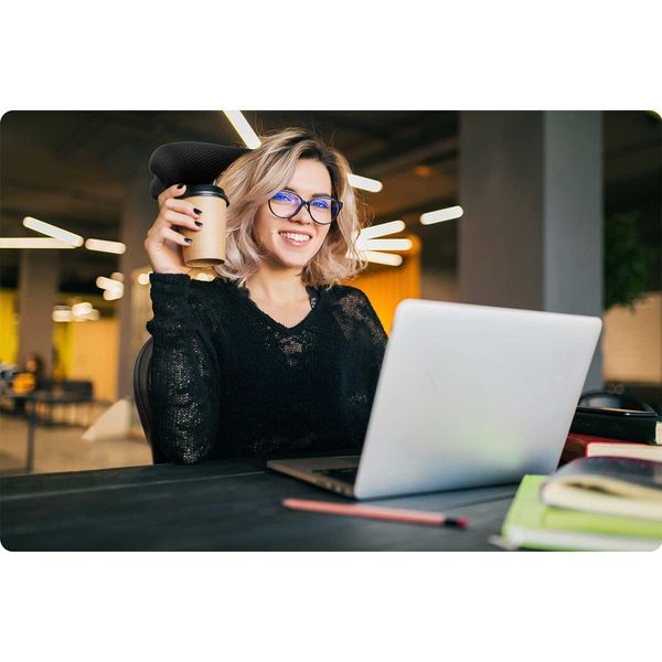 Fotel biurowy z mikrosiatki Sofotel Ryga czarny zdjęcie 9