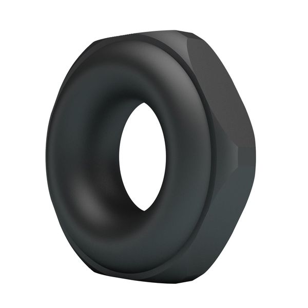 Crazy Bull Jarvius Super Soft Silicone Cock Ring – Black zdjęcie 3