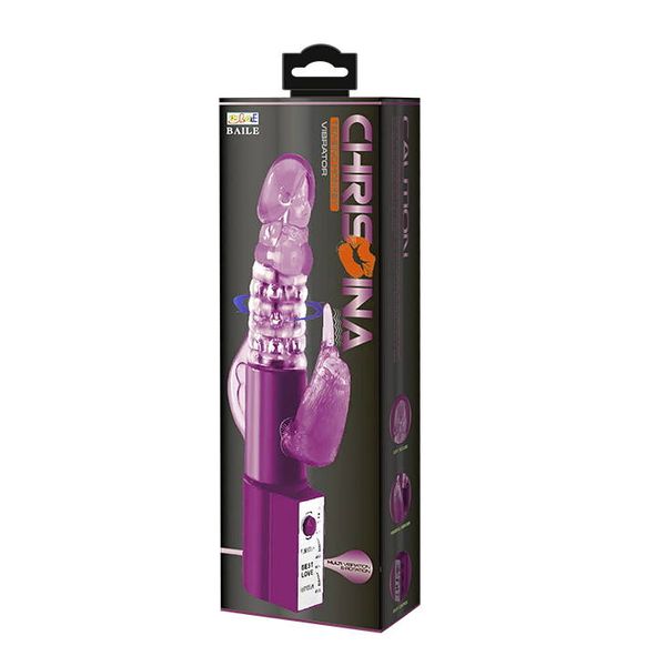 Wibrator Rotacyjny Ze Stymulatorami Łechtaczki - Christina zdjęcie 8