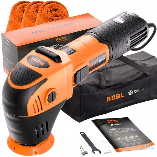 ADBL ROLLER DA12075-01 POLERKA DUAL ACTION + TORBA zdjęcie 1