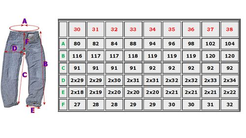 32/36 pas 84cm REGULAR KLASYK EXTRA DŁUGIE-1772 na Arena.pl