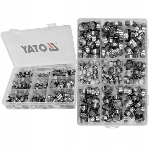 YATO ZESTAW OBEJM ZACISKOWYCH Z UCHEM 170 SZTUK STAL NIERDZEWNA YT-067842 na Arena.pl
