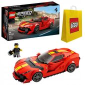 KLOCKI LEGO SPEED CHAMPIONS 76914 FERRARI COMPETIZIONE DLA DZIECI + TORBA