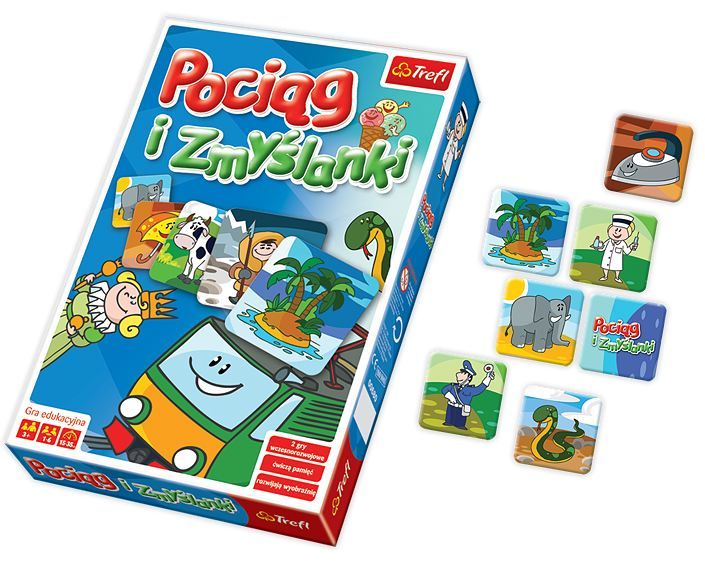 TREFL 00680 POCIAG I ZMYSLANKI Gra NOWOSC zdjęcie 4
