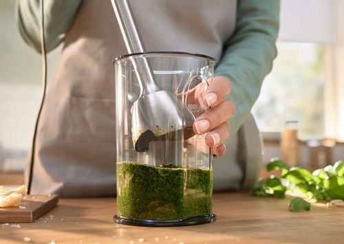 Blender ręczny Bosch MSM26500 600W QuattroBlade Rozdrabniacz Biały na Arena.pl