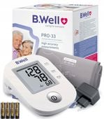 SZWAJCARSKI CIŚNIENIOMIERZ NARAMIENNY AUTOMATYCZNY B.WELL Z ZASILACZEM