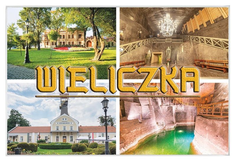 Wieliczka - magnes szklany zdjęcie 1