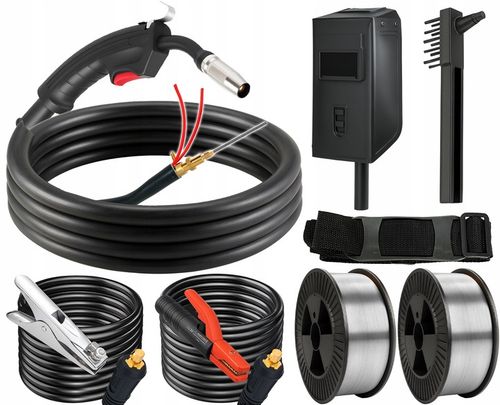 Spawarka INWERTEROWA INWERTOROWA MIG FLUX MMA TIG migomat 2x DRUT na Arena.pl