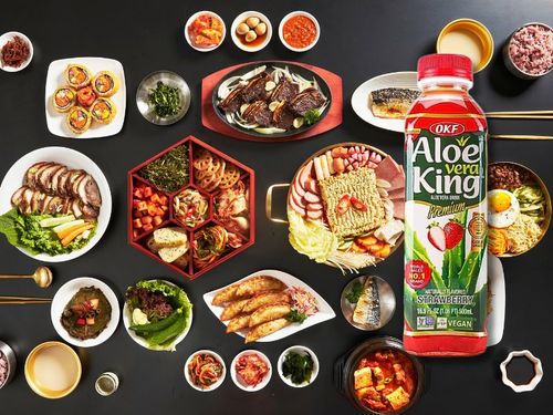 OKF Aloe Vera King Strawberry, napój aloesowy truskawkowy 500ml na Arena.pl