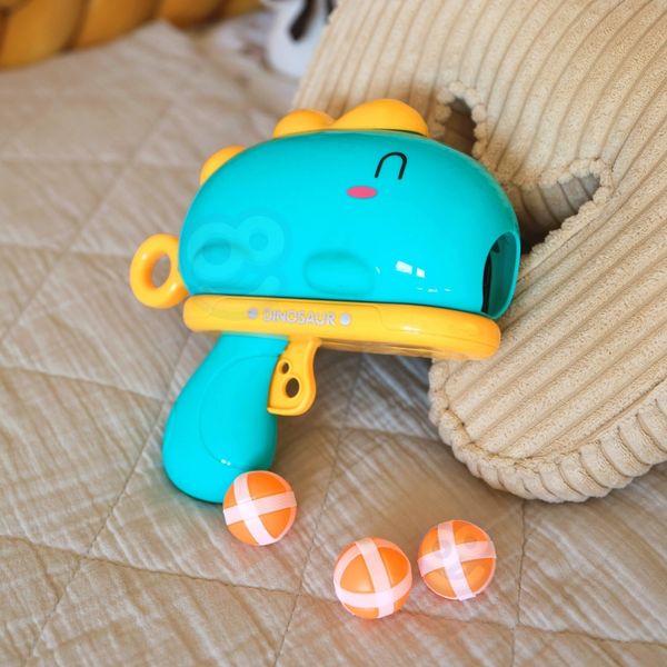 WOOPIE Gra w Rzutki Dart Pistolet Dinozaur na Kulki Rzepy Tarcza Punkty Strzelanie zdjęcie 14