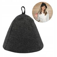 Czapka Do Sauny Filcowa Kapelusz Ochronna Porjun Campana Grafitowa