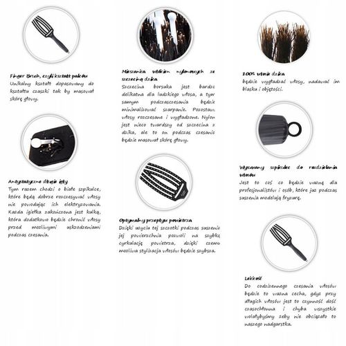 Szczotka Olivia Garden FingerBrush Combo Medium na Arena.pl