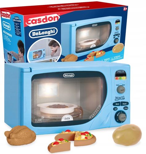 KUCHENKA MIKROFALOWA MIKROFALÓWKA DLA DZIECI DŹWIĘK ŚWIATŁO DELONGHI 30 CM na Arena.pl