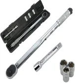 Klucz dynamometryczny 1/2 do 40nm do 210 nm zestaw 3 nasadki 17/19/21