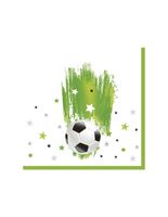 SERWETKI DAISY POL-MAK 33X33 CM FOOTBALL WITH STARS 20 SZTUK 3 WARSTWOWA
