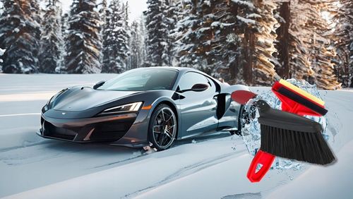 Szczotka do odśnieżania Vikan 33,5cm + skrobaczka Murska mosiężna do na Arena.pl