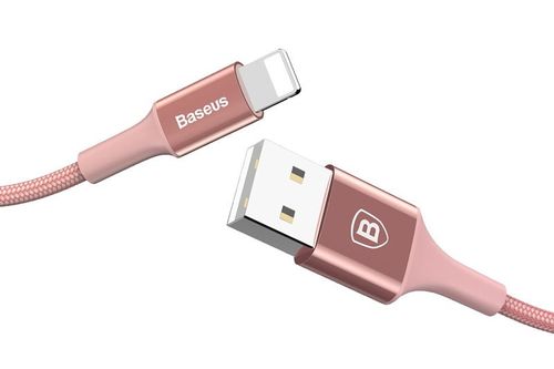 Baseus Shining kabel USB Lightning iPhone 2A 1m Różowy na Arena.pl