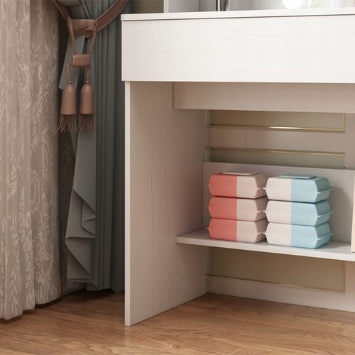 TOALETKA KOSMETYCZNA MAKIJAŻU WIZAŻU Z LUSTREM LED LOFT NOWOCZESNA 110 na Arena.pl