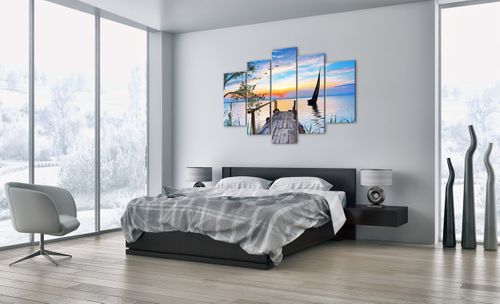 Obraz Na Płótnie - Most Żaglówka - 150X100 Cm - Ea150X100-4115 na Arena.pl