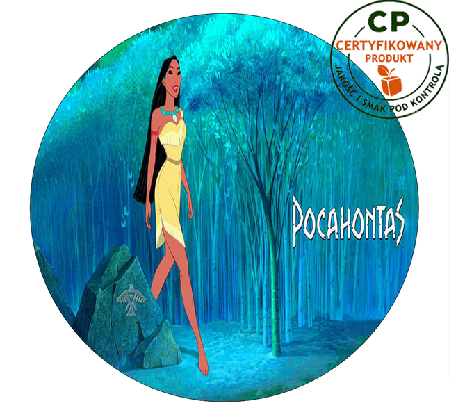 Opłatek na tort Pocahontas zdjęcie 1