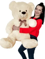 DUŻY MIŚ PLUSZOWY SIEDZĄCY WYSOKA JAKOŚĆ 130 CM