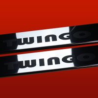 Listwa progowa RENAULT TWINGO MK1 Stal nierdzewna 304 połysk 2szt