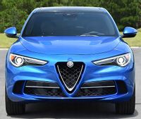 Alfa Romeo Stelvio - Listwy na grill chrom atrapa zderzak Tuning