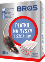 płatkil na myszy i szczury  140g  bros