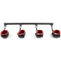 sportsheets saffron spreader bar & cuff set - drążek z kajdankami