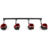 sportsheets saffron spreader bar & cuff set - drążek z kajdankami