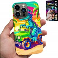 ETUI DO IPHONE 16 PRO MAX - DINOZAUR W CIĘŻARÓWCE WZORY DLA DZIECI