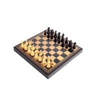 Szachy Italfama Modern + Plansza z Ekoskóry 48x48 cm z Szachami, Warcabami
