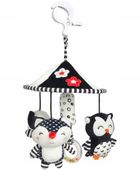 BLACK&WHITE SENSORYCZNA KARUZELA KONTRASTOWA DO WÓZKA LISEK