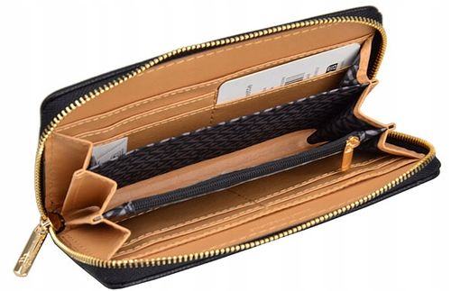 Portfel Damski Młodzieżowy LuluCastagnette Piórnik na prezent czarny na Arena.pl