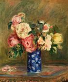 Bouquet of Roses, Pierre-Auguste Renoir - plakat 29,7x42 cm