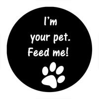 Przypinka I'm your pet, feed me