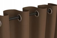 Zasłona 100% zaciemniająca DARCO na przelotkach, przelotki 140x240cm