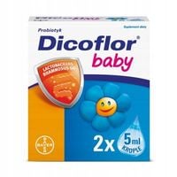 Dicoflor Baby probiotyk krople zestaw 2 x 5 ml (10 ml)