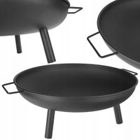 PALENISKO OGRODOWE OGNISKO GRILL 58 CM MALOWANE PROSZKOWO 3 NÓŻKI