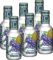 (x6) ARIZONA White Tea Blueberry 450 ml