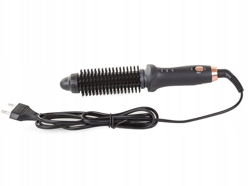 Lokówka do Stylizacji Włosów Ceramiczna Szczotka do Włosów Loki Fale Czarna na Arena.pl