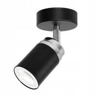 LAMPA OPRAWA TUBA MODERN REFLEKTOR CZARNY SPOT 8cm
