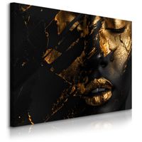 Obraz Do Sypialni Styl Glamour Abstrakcja Kobiecy Portret 90cm x 60cm
