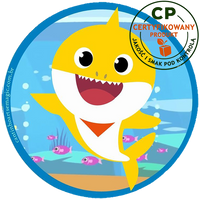 Opłatek na tort Baby Shark