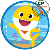 Opłatek na tort Baby Shark
